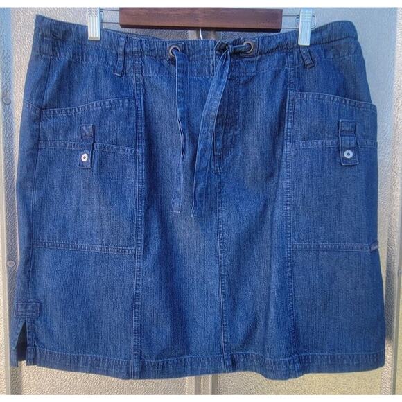 Colombia Denim Mini Skirt Size L - Picture 1 of 8